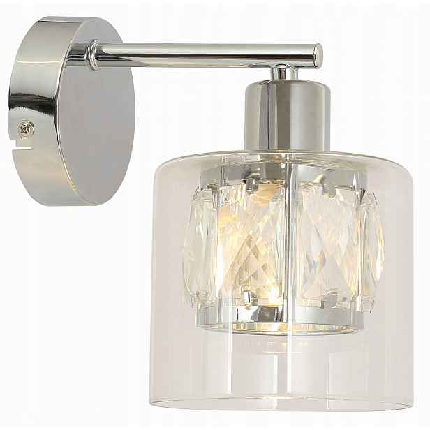 Nástěnná lampa do obývacího pokoje Pokojová ložnice Chrom Glamour Reality Elmo