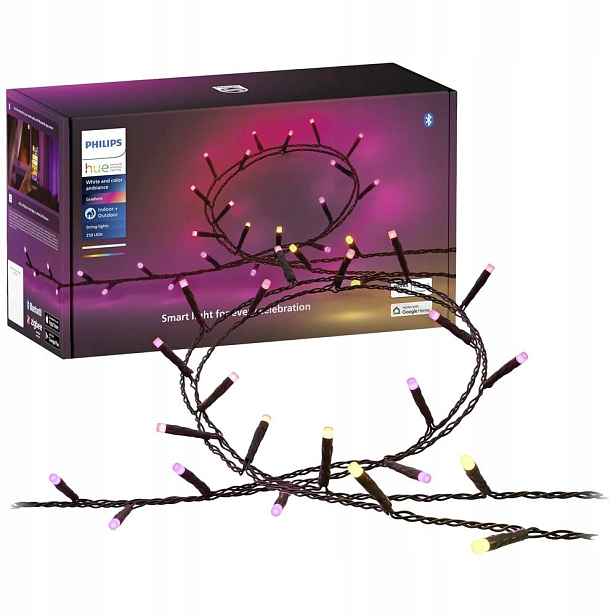 Světelná girlanda Led páska Philips Hue Festavia 250LED 14W Bluetooth