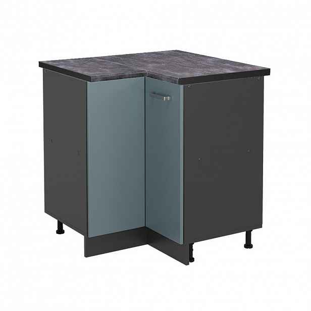 Vicco ROHOVÁ SKŘÍŇKA R-Line Modrošedá 75.6 cm , PD Antracit