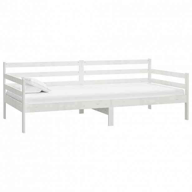 vidaXL Válenda bílá masivní borovice 90 x 200 cm