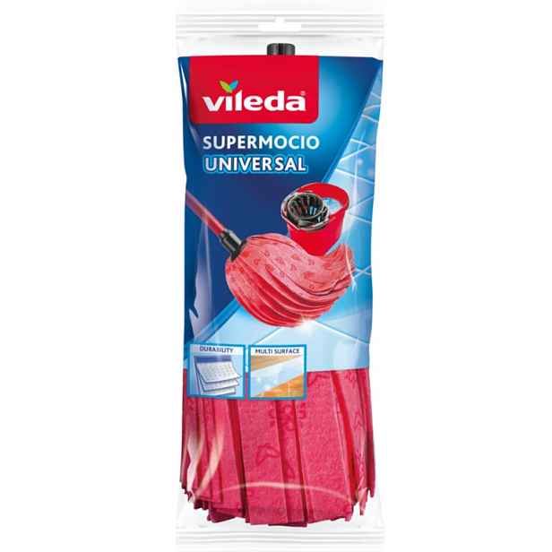 VILEDA SuperMocio mop Universal třásňový růžová
