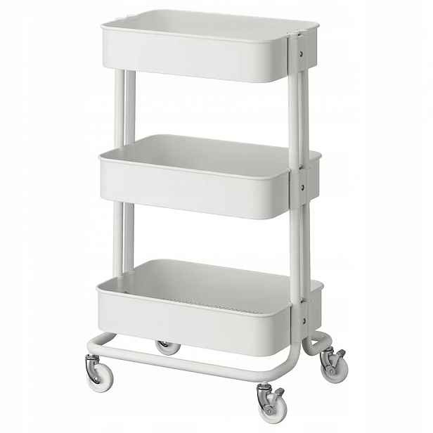 Ikea Raskog mobilní vozík na kolečkách Bílý 35x45x77 cm