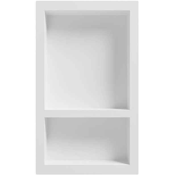 Mexen X-Wall-S vestavná bílá polička 68,6x40,7 cm s přírubou
