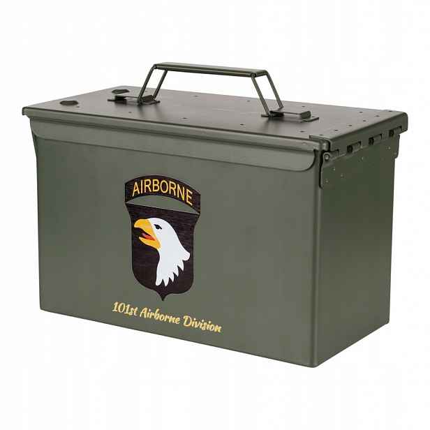 Muniční bedna Cal.50mm 101st Airborne Division zelená