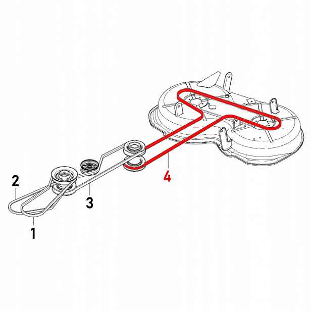 Pásek 589533101 Husqvarna Rider R 115B 115C 120C Jonsered Fr 2315 Ma