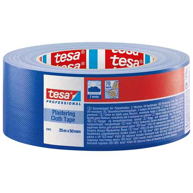 Páska maskovací Tesa 4363 50 mm/25 m modrá