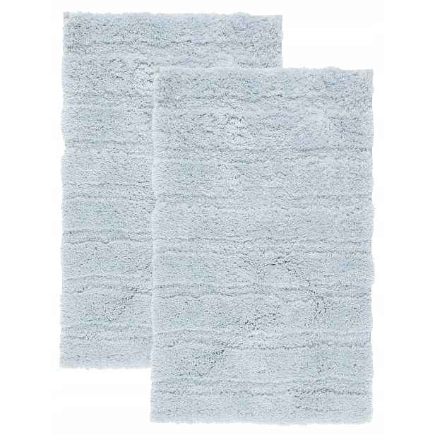 Koupelnové Koberce Protiskluzové Komplet 2ks 50x80cm 50x80cm Shaggy