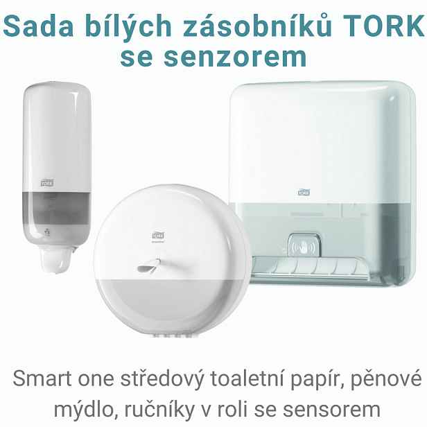 Sada bílých zásobníků TORK 1