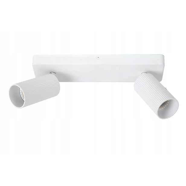 Stropní nástěnná lampa dvojitá bílá minimalistická lišta 31 cm Lucide
