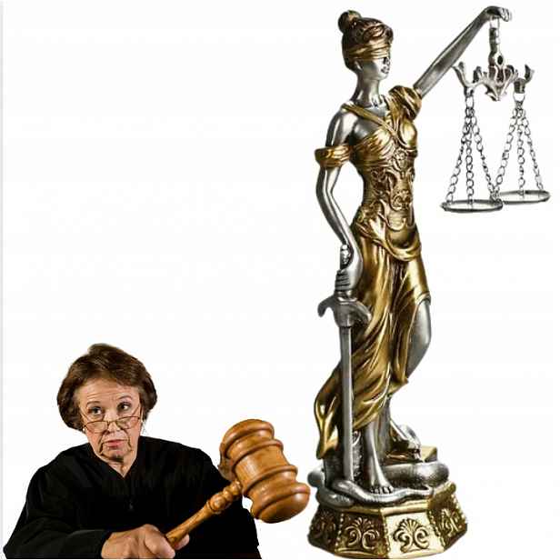 Temida figurka pro právníka Bohyně Spravedlnosti Justitia 27CM dárek K