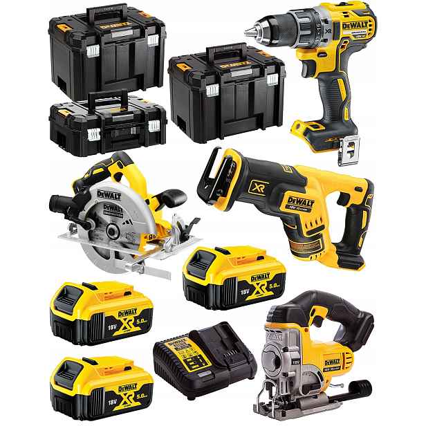 akumulátor Combo pro 4 nástroje 3x5Ah DeWALT DCK421P3T