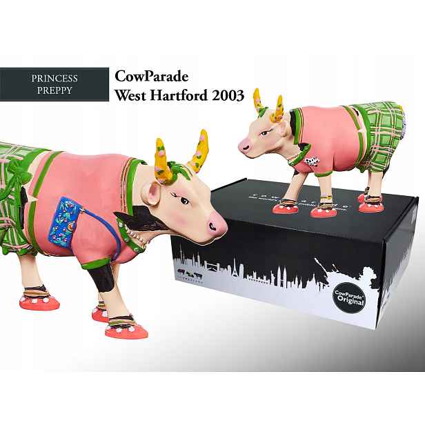 CowParade West Hartford 2003, Princezna Preppy, autorka: Gayle Young