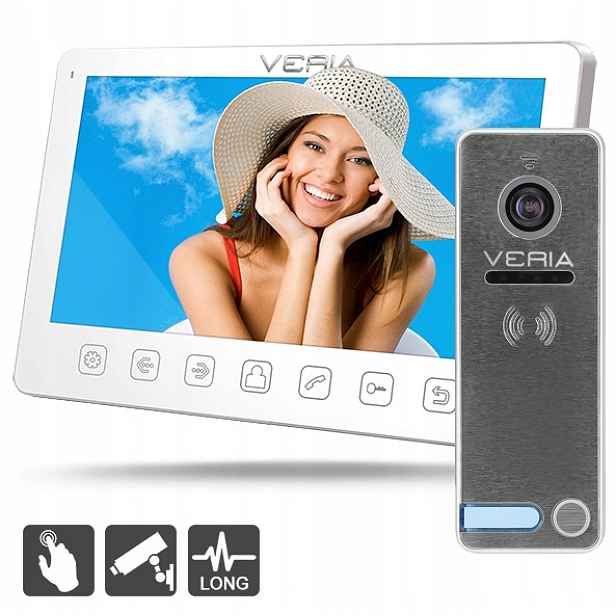 Set Videotelefon Veria 7070B bílý vstupní stanice Veria 230