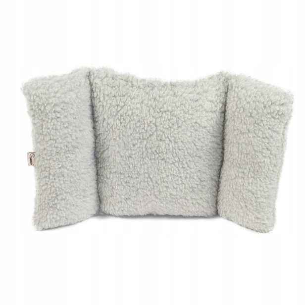 Polštář na křeslo merino vlněný 65x40 Šedá světlá barva