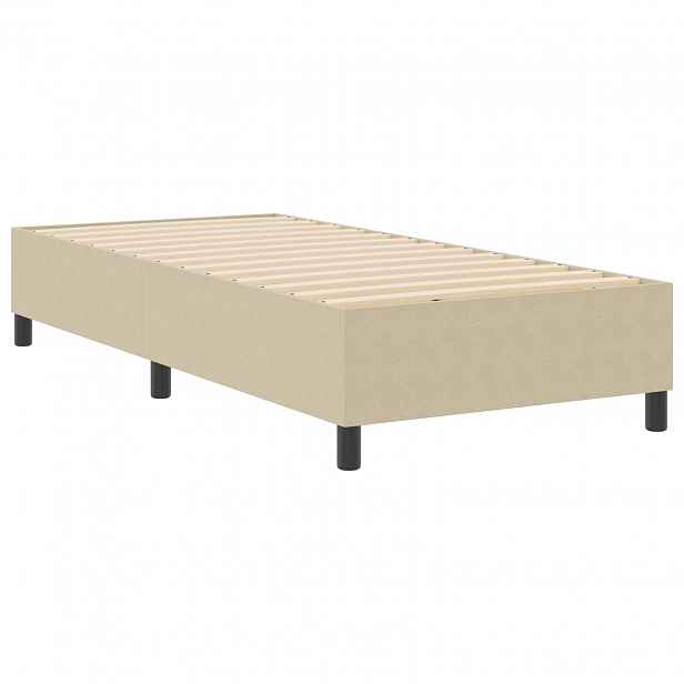 vidaXL Rám platformy Šedozelená 80 x 200 cm Žebrovaná látka