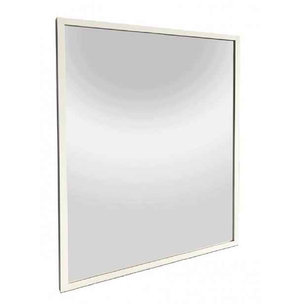 Zrcadlo Naturel Oxo v bílém rámu, 80x80 cm, ALUZ8080C