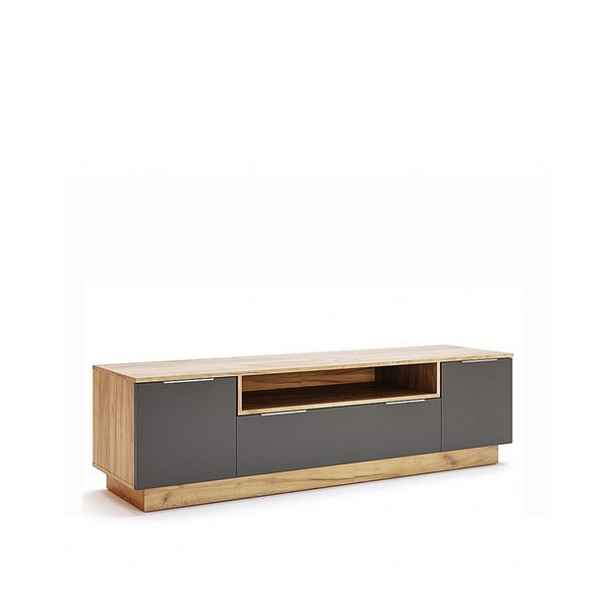 TV stolek 180 cm se zásuvkou a policemi Luna LN-180-LV