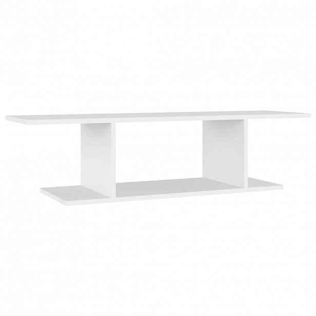 vidaXL Nástěnná TV skříňka bílá 103 x 30 x 26,5 cm