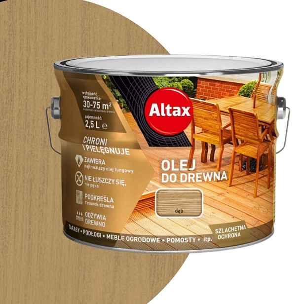 Altax Olej na dřevo 2,5L Dub