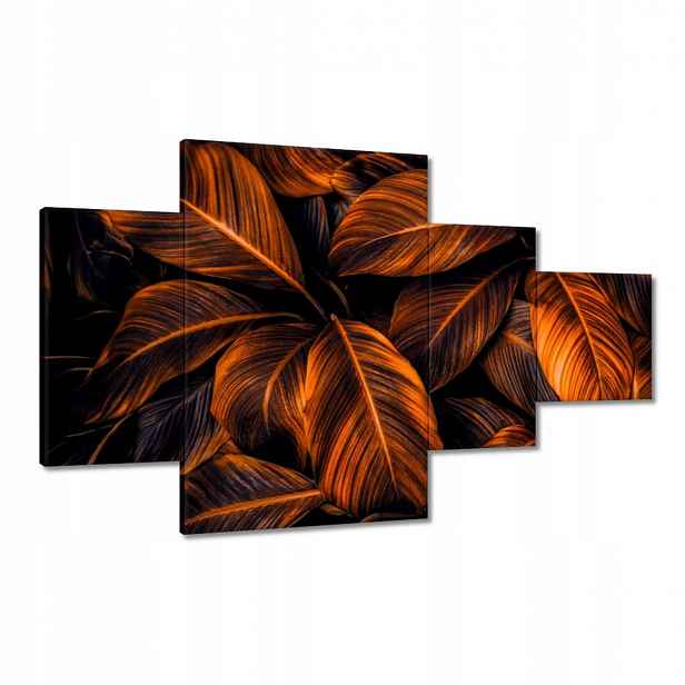 Obrazy 130x80 Oranžové listy