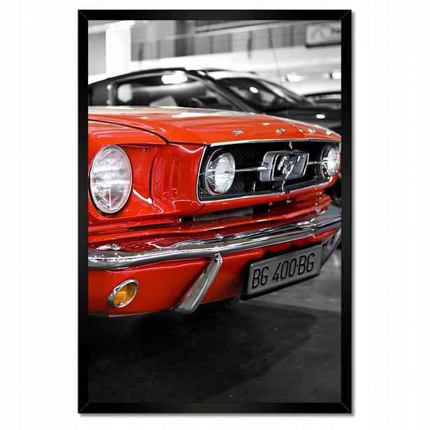 Plakáty v rámu 40x60 Červený Mustang