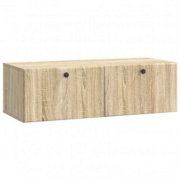 vidaXL Nástěnná TV skříň 98 x 41 x 30 cm Dub sonoma Kompozitní dřevo