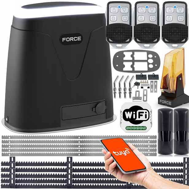 Force 24V Pohon Pro Posuvné Brány do 800 kg, Wifi Tuya,