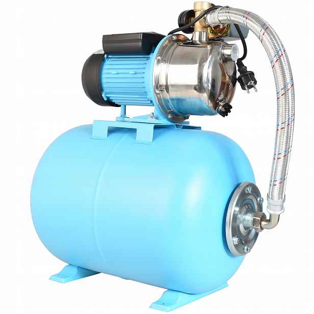 Hydrofor 24 L Čerpadlo 1100 W Výkon 3600 L/h Příslušenství Hadice Kompletní Sada