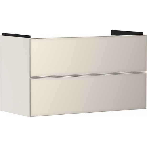 Skříňka pod umyvadlo bez umyvadla Hansgrohe Xevolos E 98x57,5x47,5 cm písková matná béžová mat 54182790