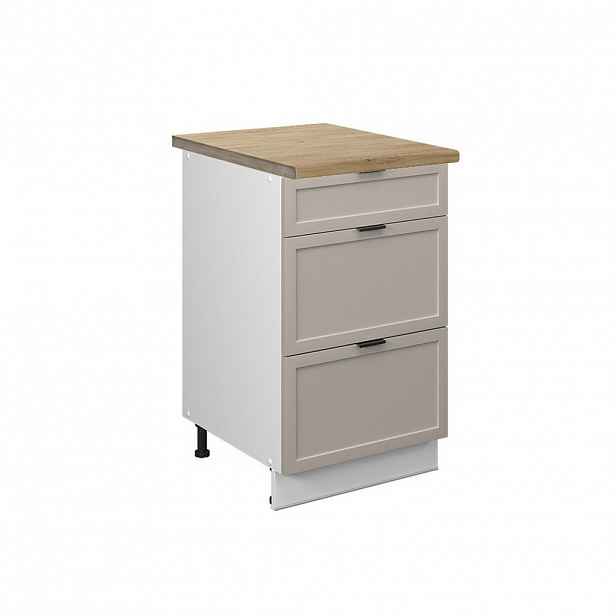 Vicco SPODNÍ SKŘÍŇKA KUCHYŇSKÉ LINKY Fame-Line GreyBeige 50 cm , AP Goldkraft