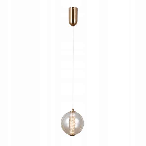 Závěsná lampa Stropní Svítidlo Led Zlatý Akryl 6W Kuchyně Butero Italux