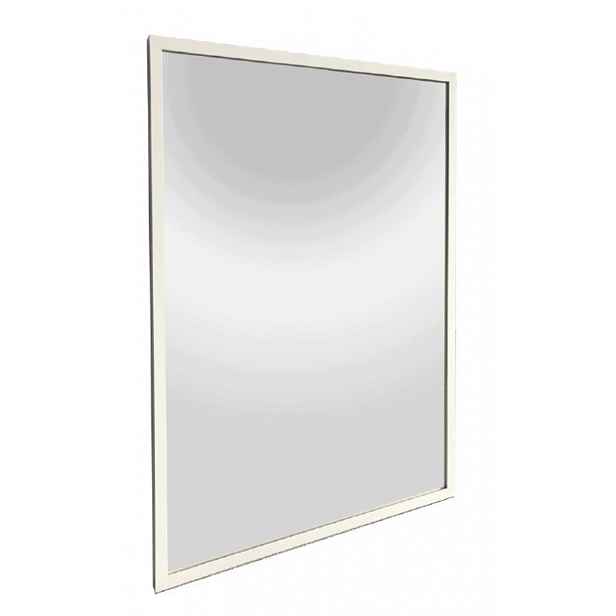 Zrcadlo Naturel Oxo v bílém rámu, 60x80 cm, ALUZ6080C