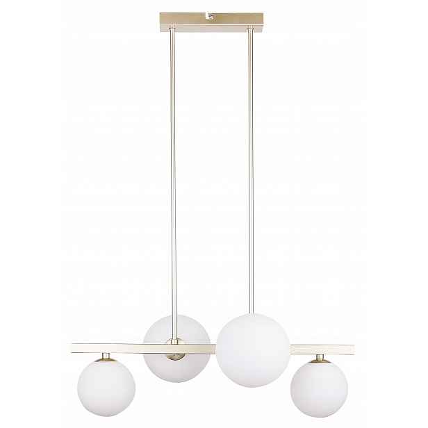 Mosazné stropní svítidlo 4XG9 28W Kama Candellux
