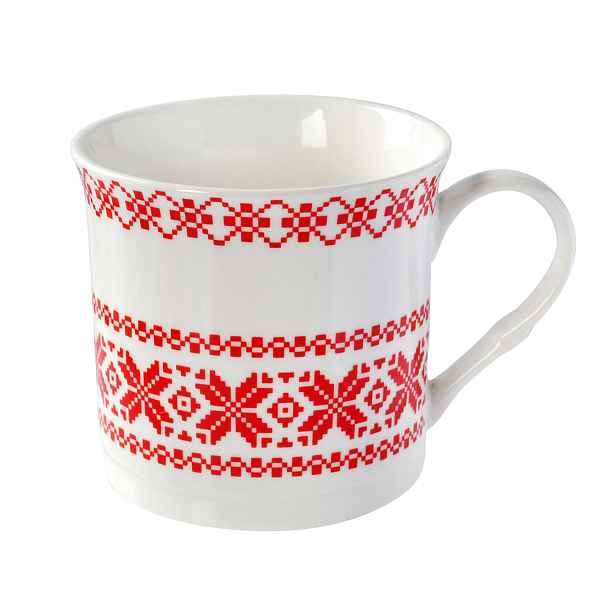 Porcelánový hrnek TORO 290ml norský vzor Varianta: BÍLÁ
