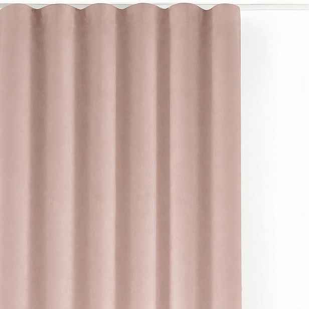 Světle růžový sametový dimout závěs 200x250 cm Velto – Filumi
