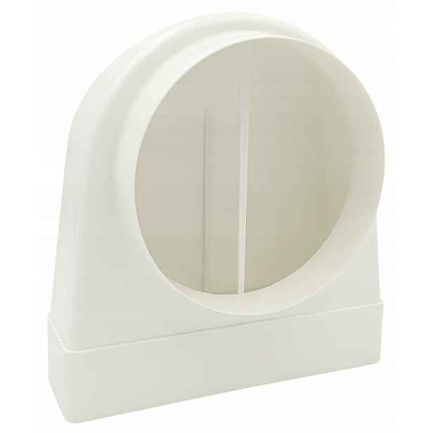 Ventilační koleno Vents Ploché 204 x 60 mm spojující kanál o průměru 100 mm