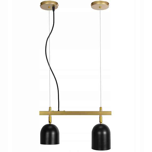 Závěsné Stropní Svítidlo Kovová Černá Black Gold Moderní