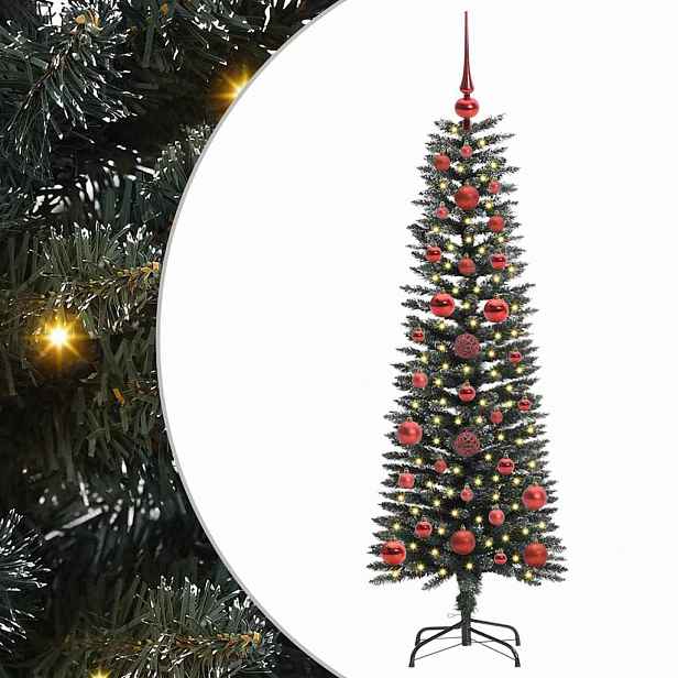vidaXL Umělý vánoční stromeček Zelená 120 cm PVC, plast a ocel