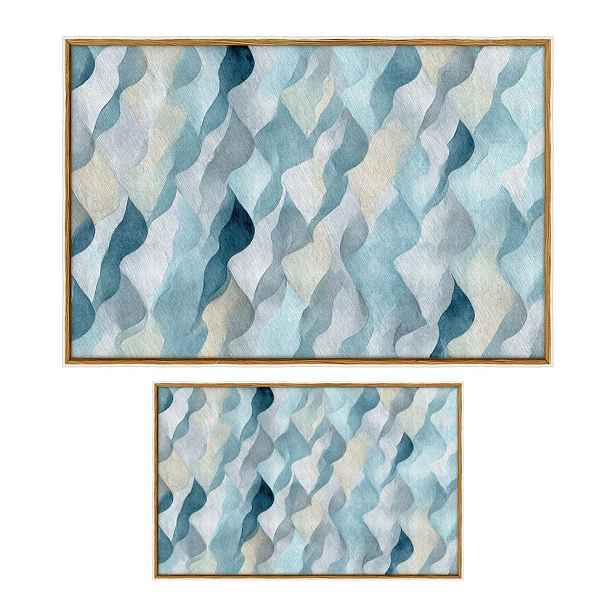 Modré koupelnové předložky v sadě 2 ks 60x100 cm – Foutastic