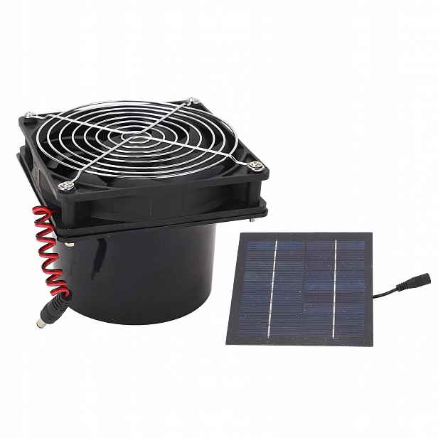 50W Solární Ventilátor, Odtahový Ventilátor