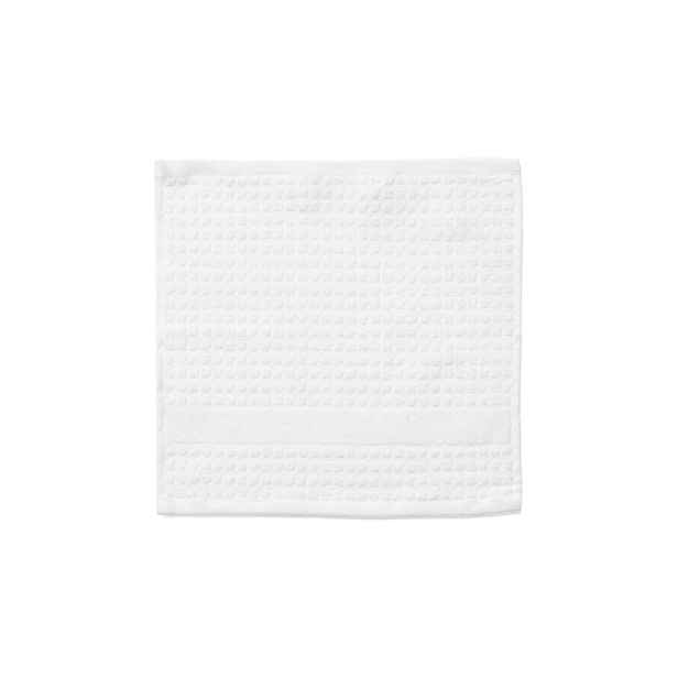 Bílý froté ručník z Bio bavlny 30x30 cm Check – JUNA