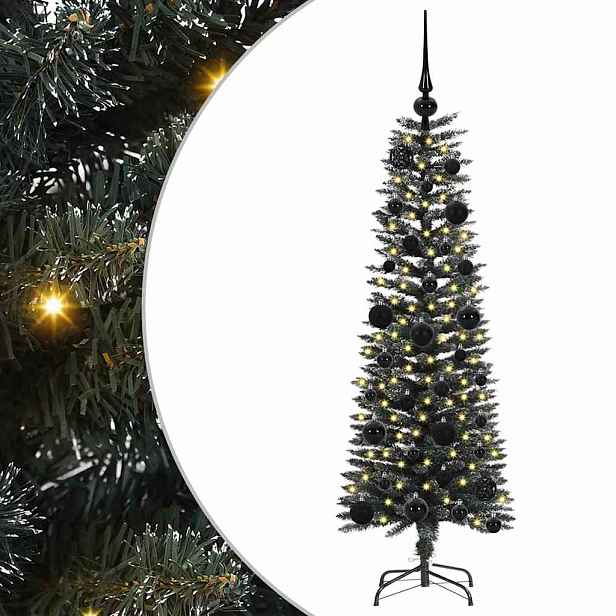 vidaXL Umělý vánoční stromeček Zelená 120 cm PVC, plast a ocel