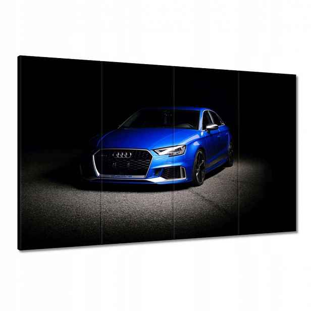 Obrazy 120x80 Modré Audi Quattro