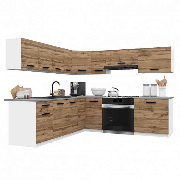 B BELINI GROUP KUCHYŇSKÁ LINKA Italia 7 420 cm , s pracovními deskami, Zlatohnědá