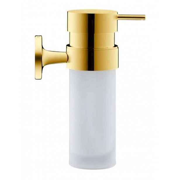 Duravit Starck T - Dávkovač mýdla s držákem, matné sklo/zlatá 0099353400