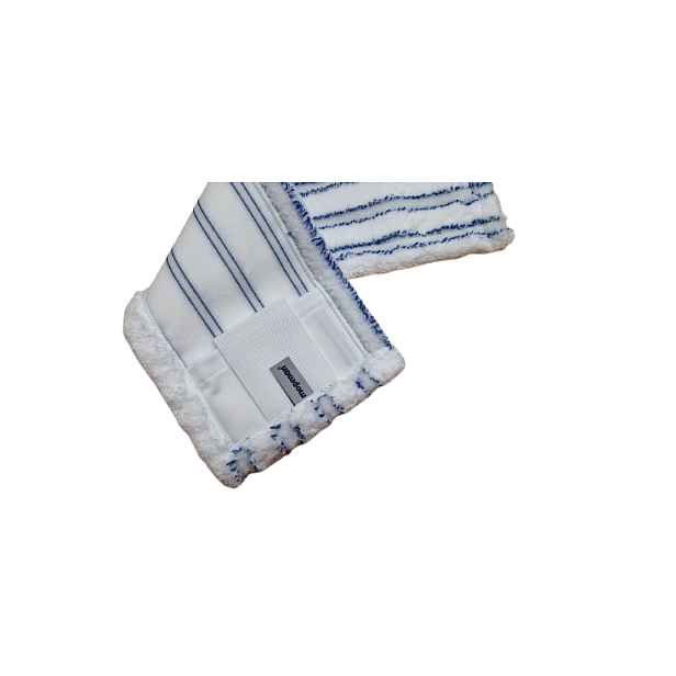 Mopman Návlek na mop 50cm kapsa - jazyk mikrovlákno modré pruhy MM2010031