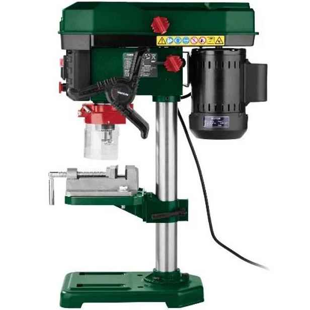 Parkside Sloupová stolní vrtačka Svěrák 450 W 5 rychlostních stupňů pro dřevo a kov