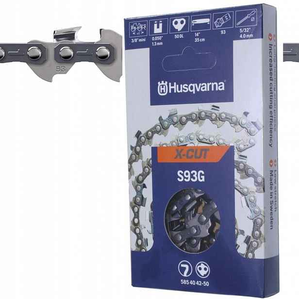Pilový řetěz 3/8" 1,3 mm (50 článků) Husqvarna S93G X-Cut