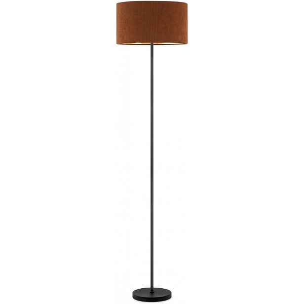 Podlahová lampa Skandinávská Kordurová Stabilní Hnědá 40x165 cm