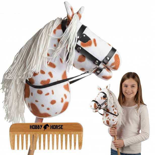 Hobby Horse Kůň Na Tyči A3 Koník Hlava Koně Tyč S Hřívou Hřeben